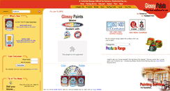 Desktop Screenshot of glossypaints.com